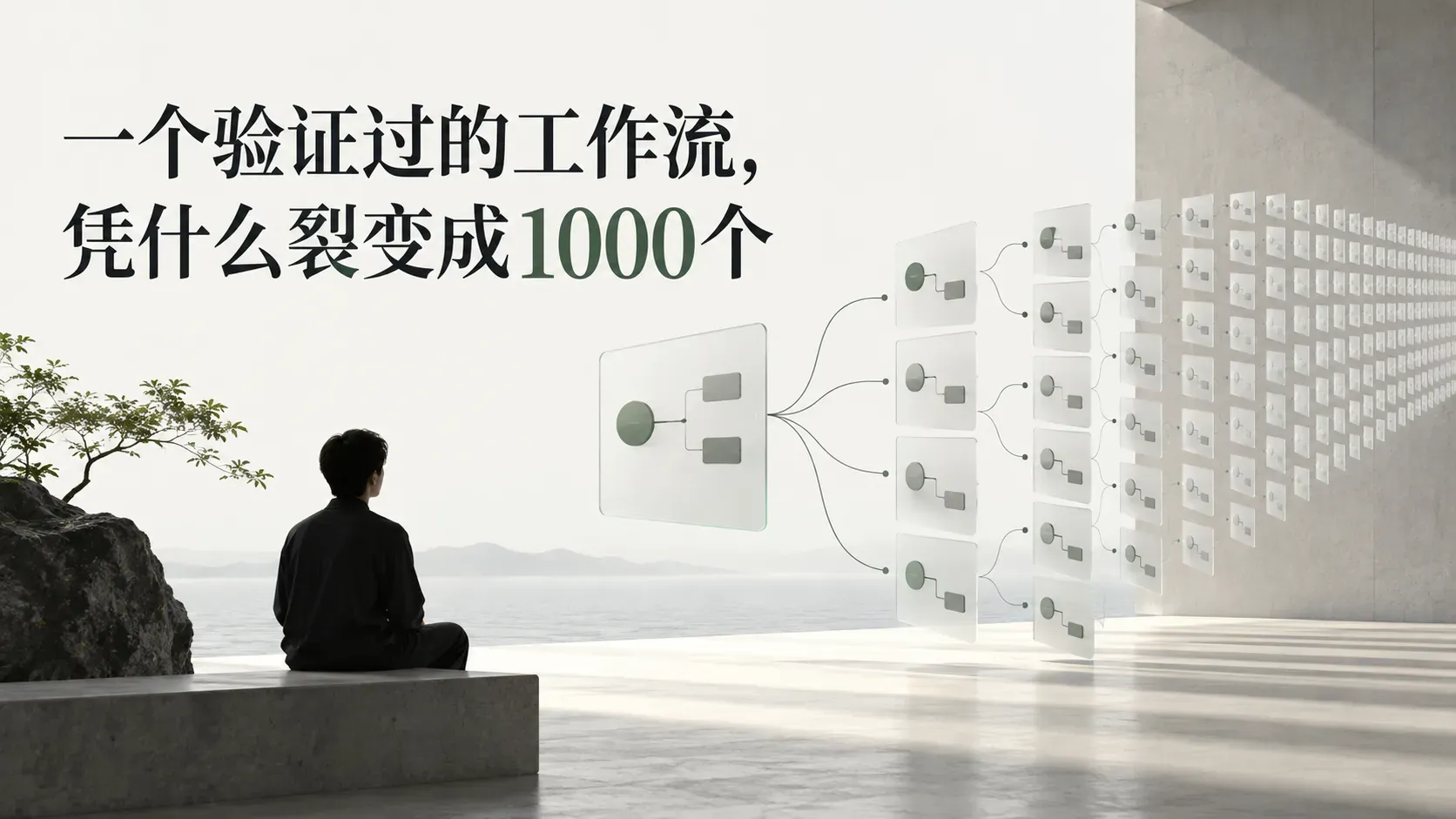 一个验证过的工作流，凭什么裂变成1000个