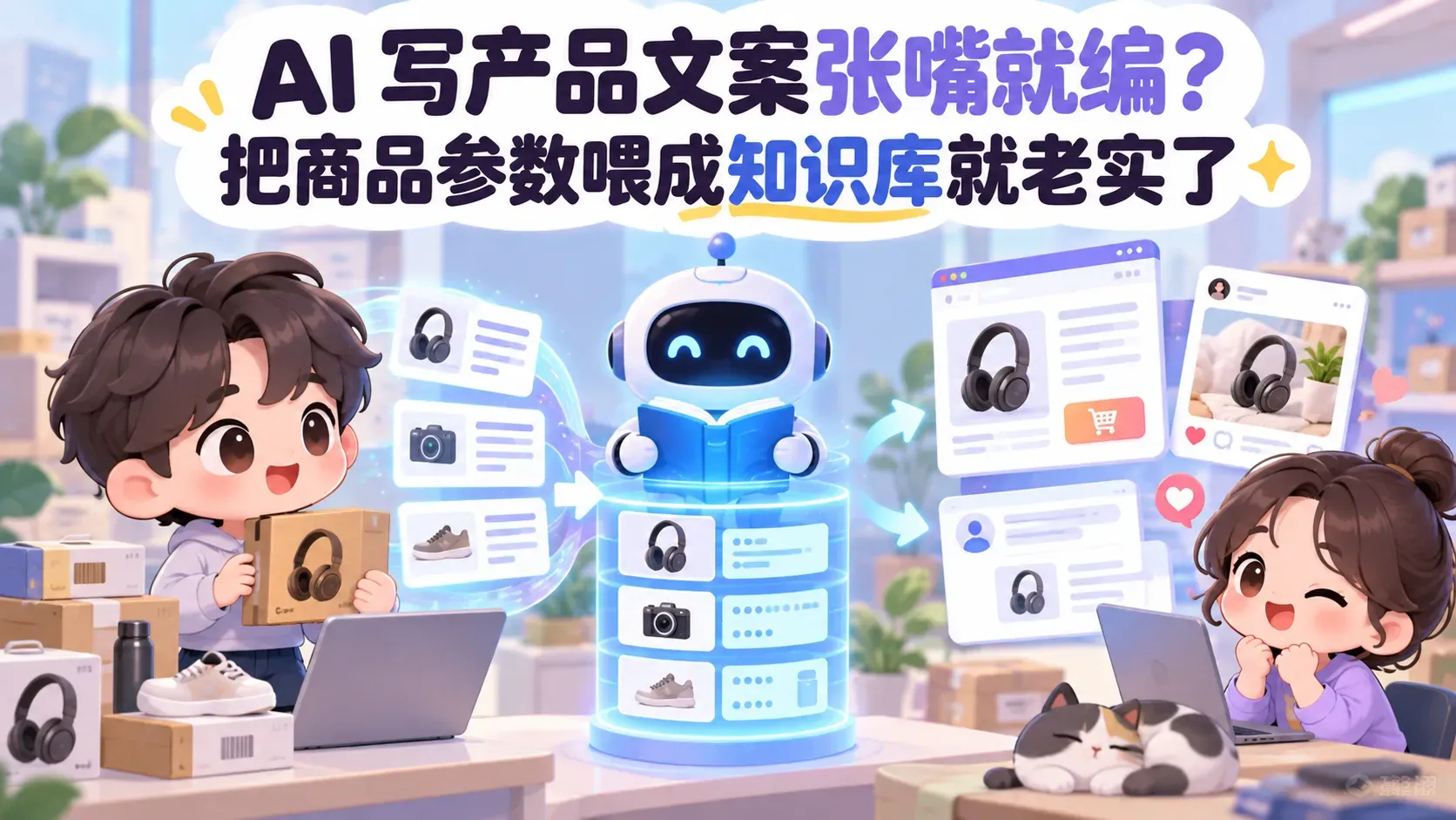 AI 写产品文案张嘴就编？把商品参数喂成知识库就老实了