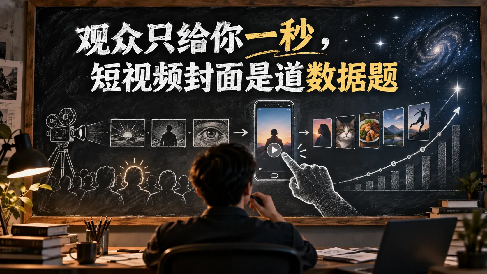 观众只给你一秒，短视频封面是道数据题