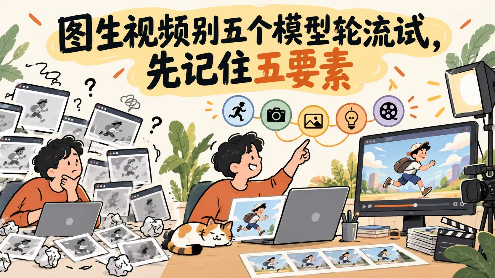 图生视频别五个模型轮流试，先记住五要素