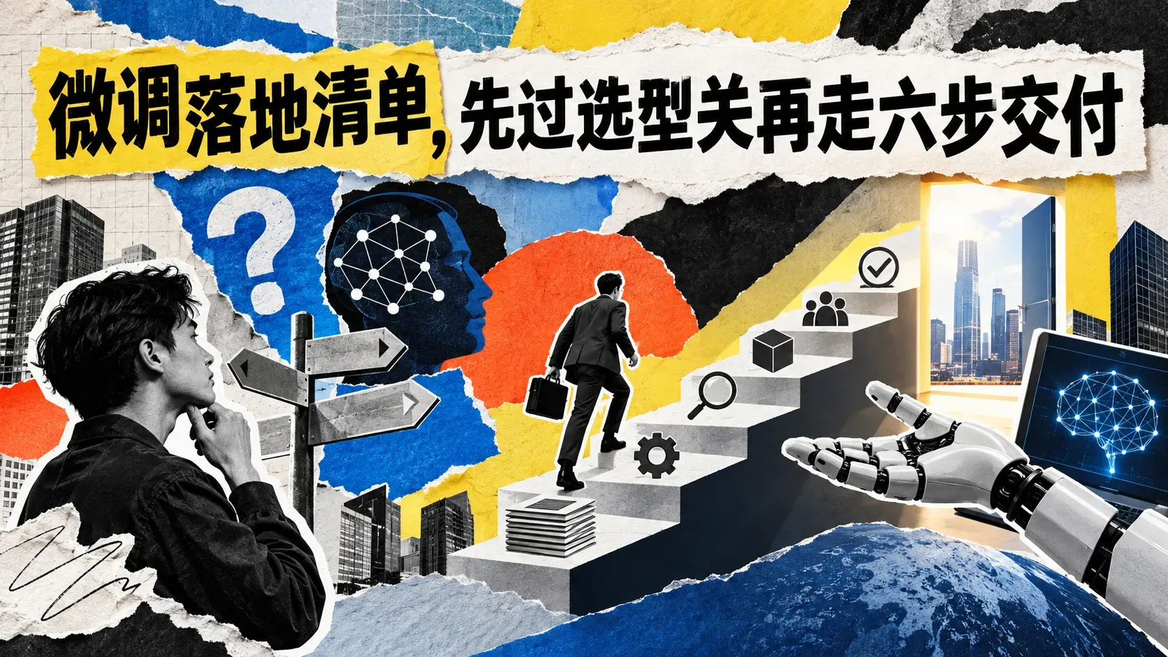 微调落地清单，先过选型关再走六步交付