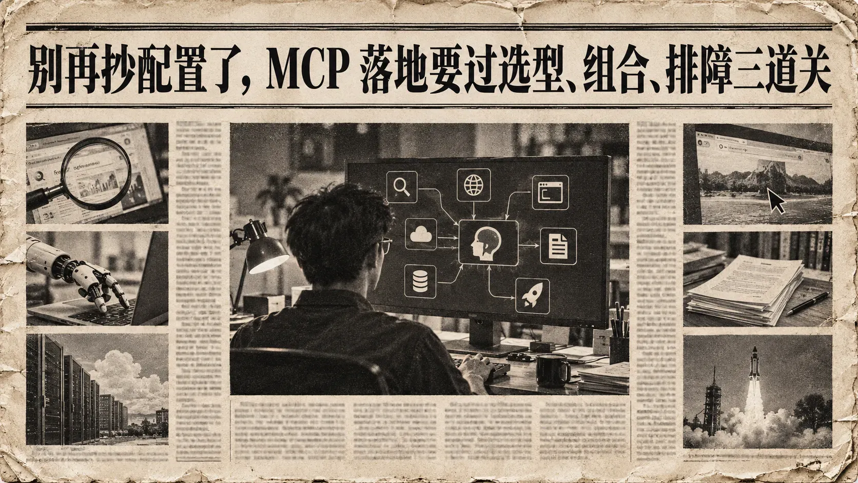 别再抄配置了，MCP 落地要过选型、组合、排障三道关