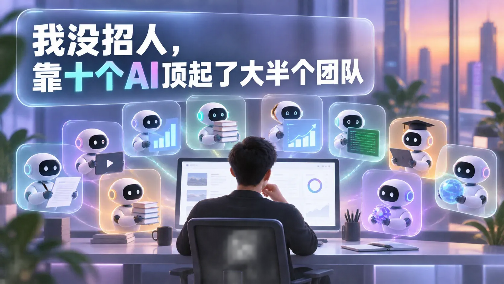 我没招人，靠十个AI顶起了大半个团队