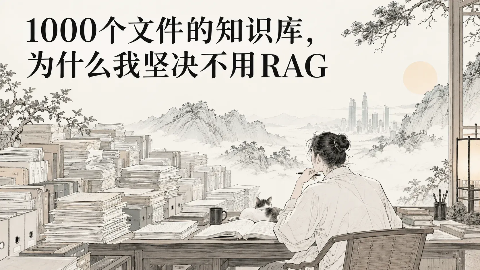 1000个文件的知识库，为什么我坚决不用RAG