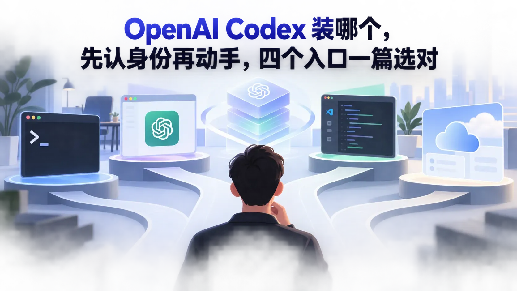 OpenAI Codex 装哪个，先认身份再动手，四个入口一篇选对
