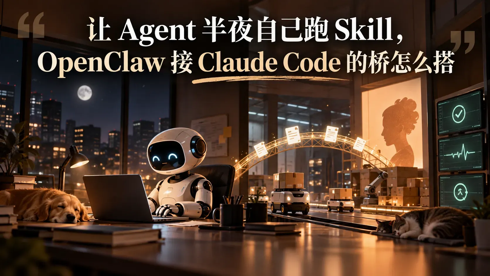 让 Agent 半夜自己跑 Skill，OpenClaw 接 Claude Code 的桥怎么搭