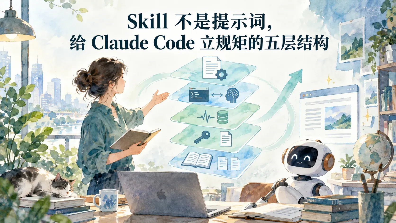 Skill 不是提示词，给 Claude Code 立规矩的五层结构