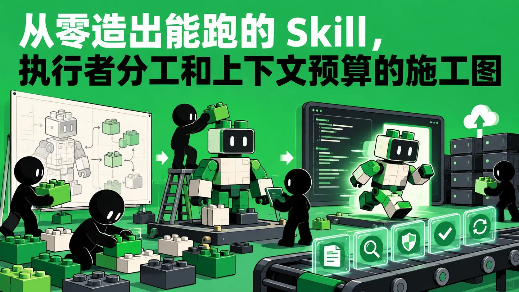 从零造出能跑的 Skill，执行者分工和上下文预算的施工图