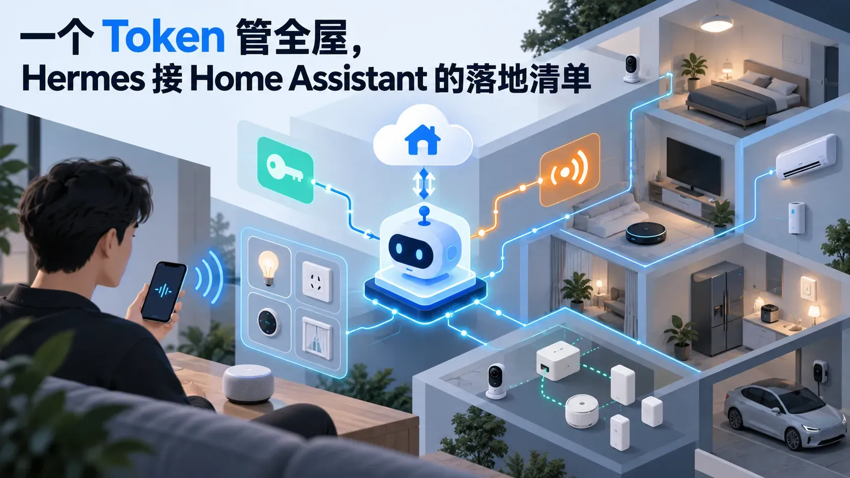 一个 Token 管全屋，Hermes 接 Home Assistant 的落地清单