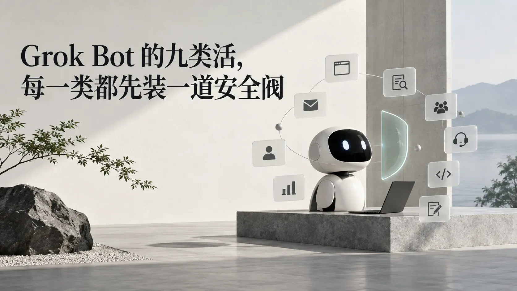 Grok Bot 的九类活，每一类都先装一道安全阀